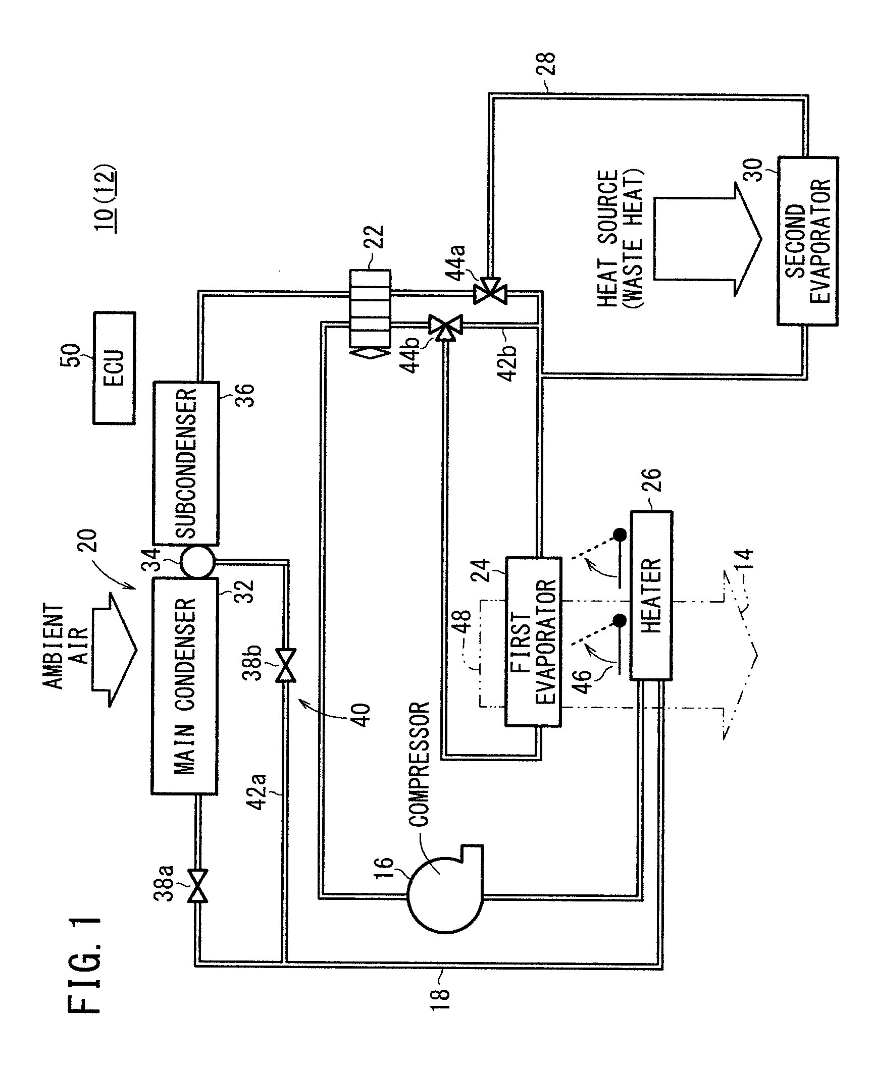 Air conditioning system for vehicle