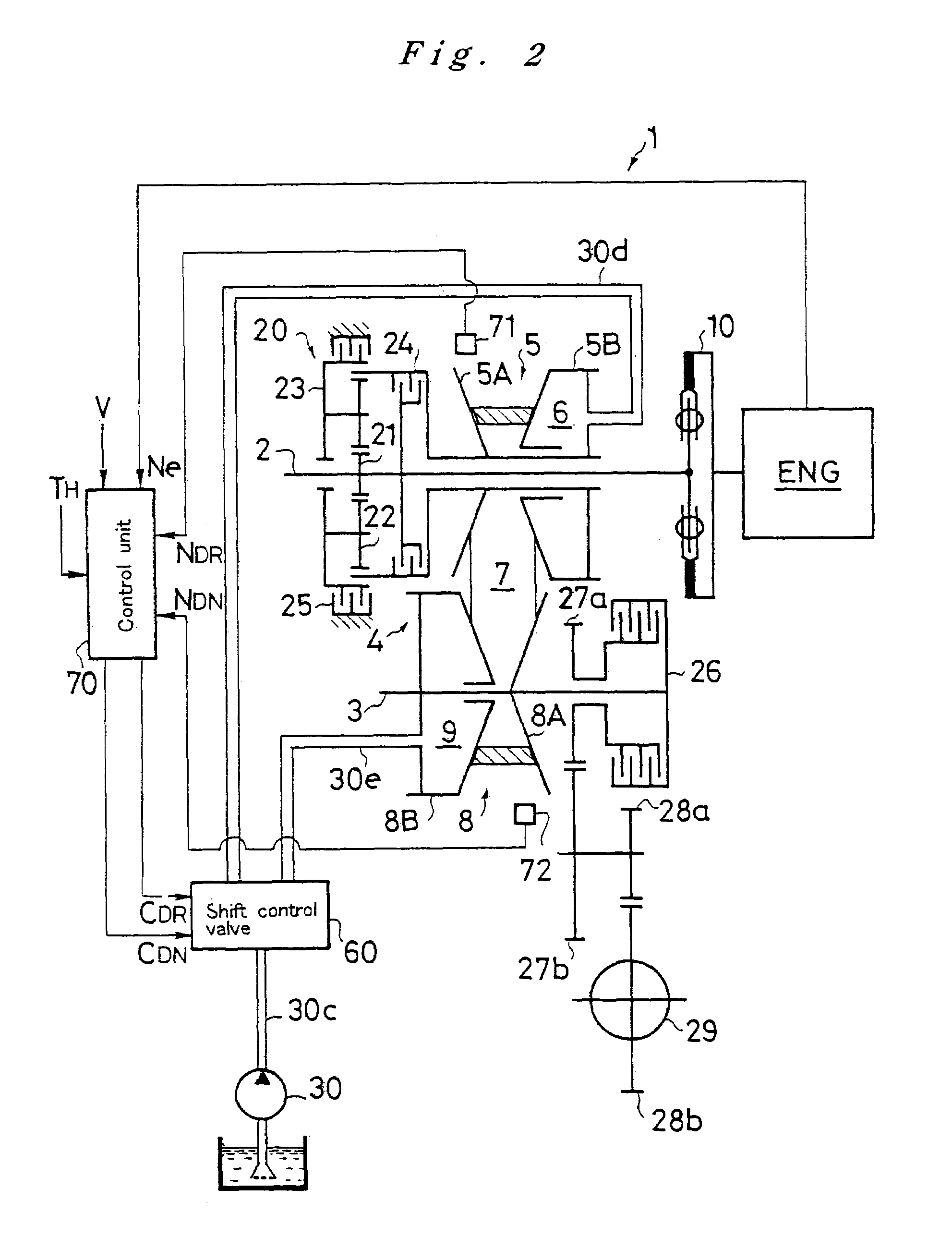 Belt type continuously variable transmission