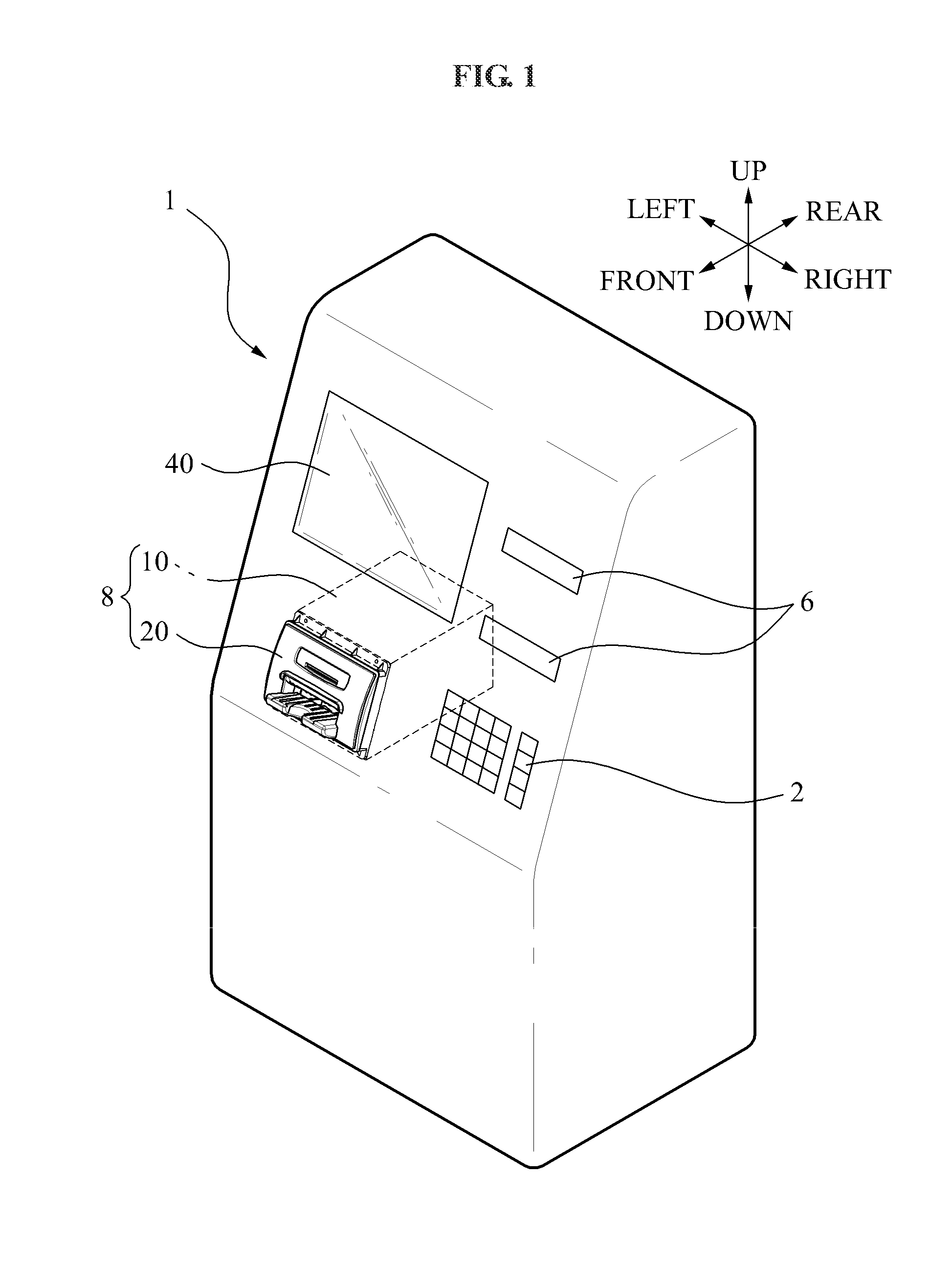 Apparatus for opening and closing the shield plate of automated teller machine