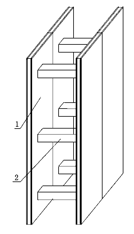 Construction method of integrally-poured architecture building