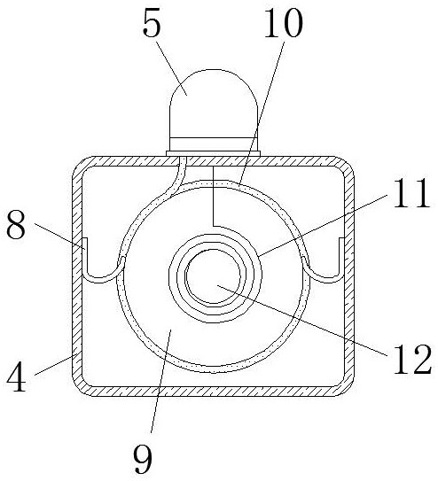 A detection device for chemical waste gas