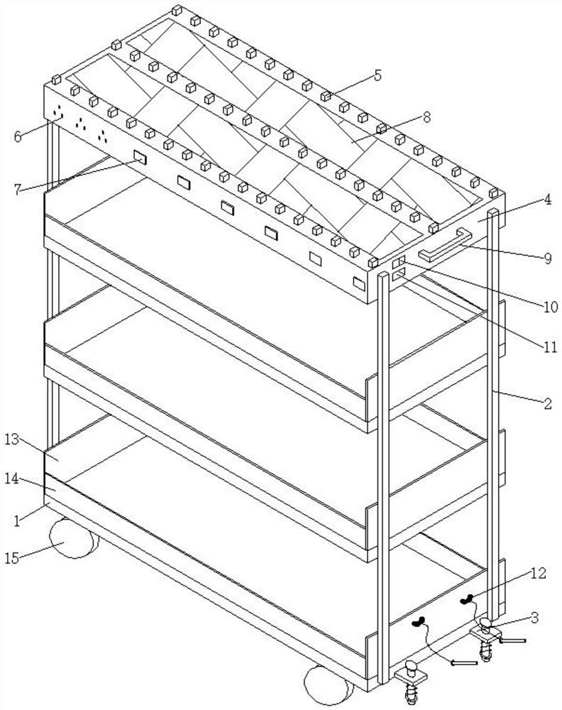 Part classification storage device for mine truck maintenance