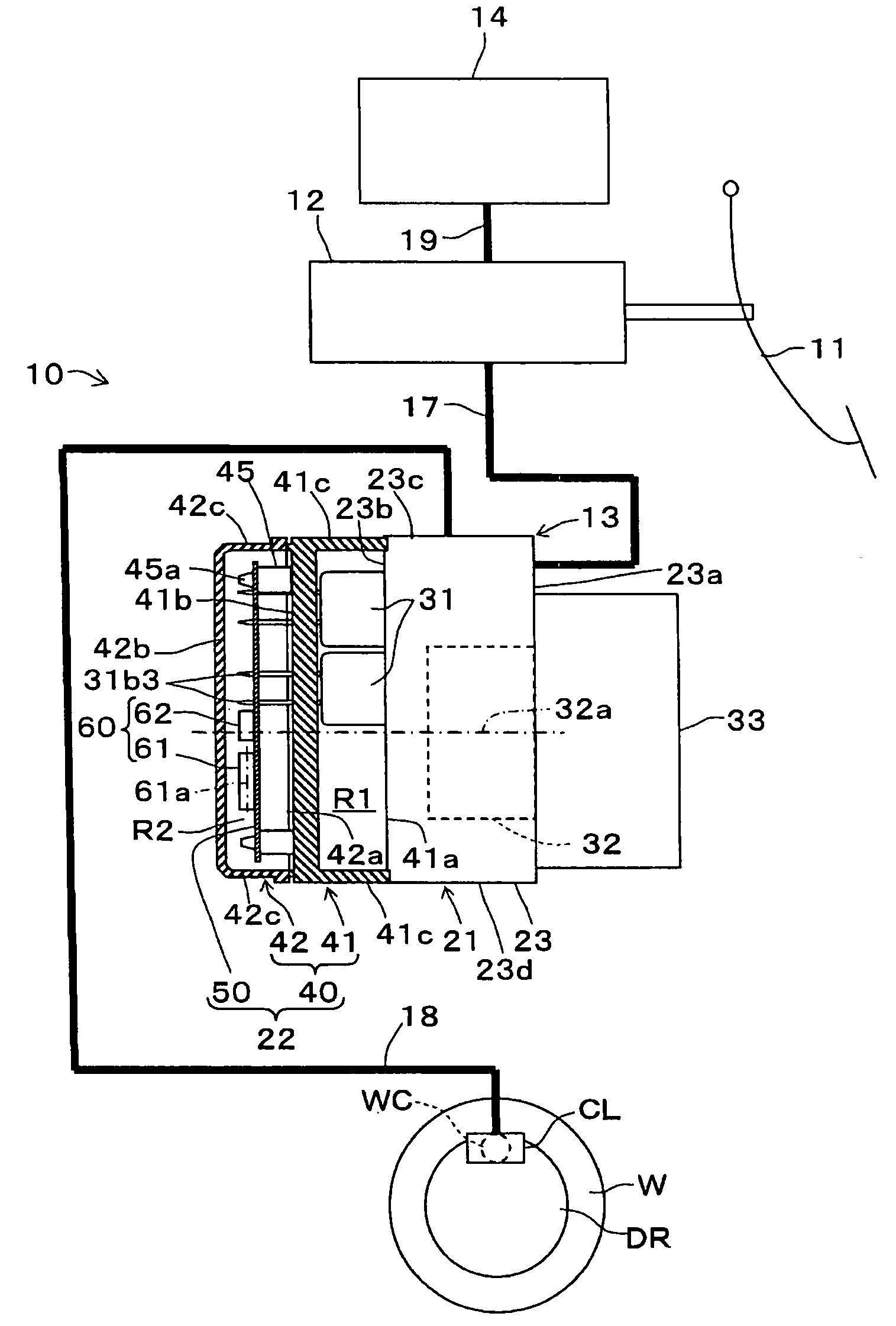 Motion control device for vehicle