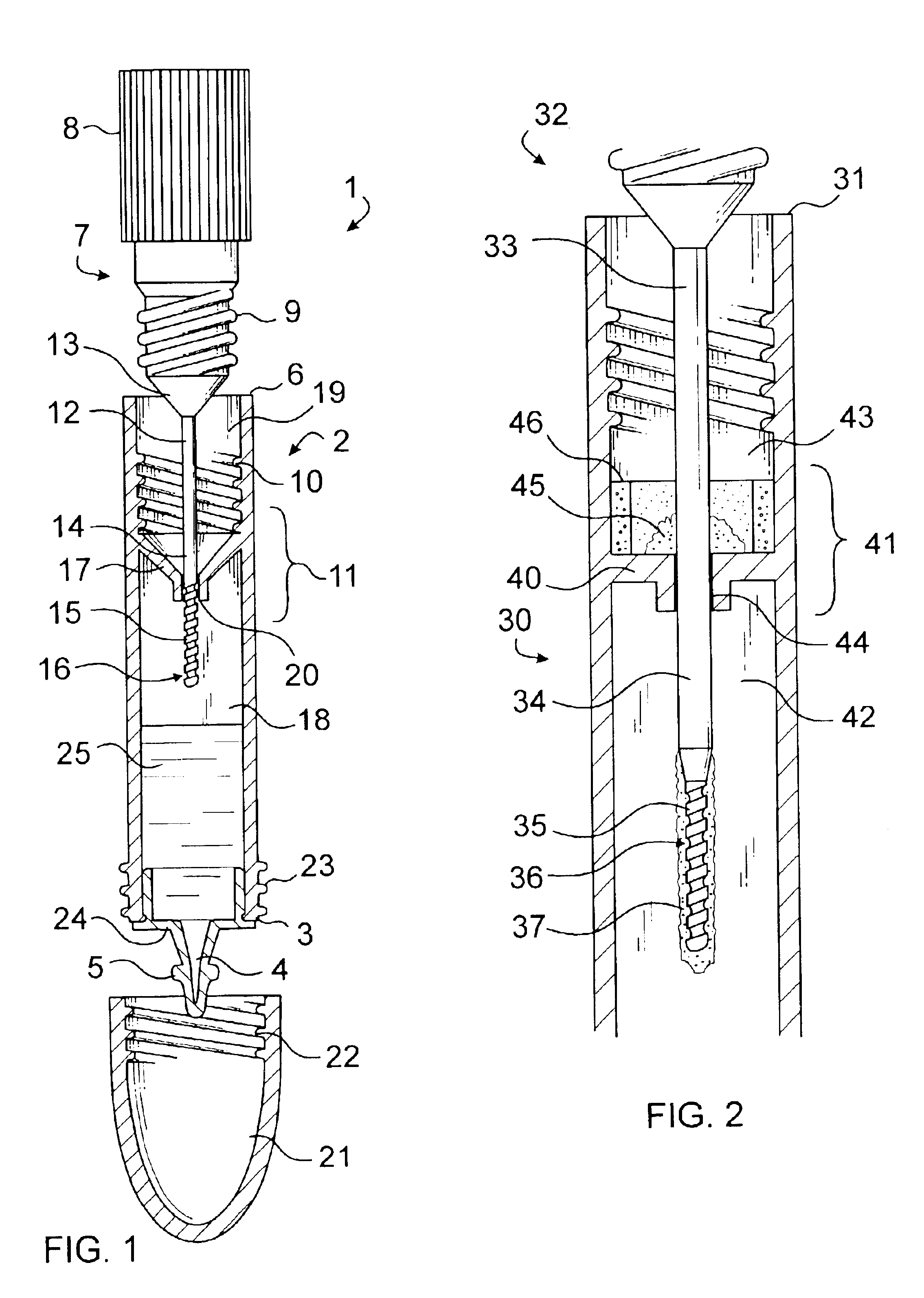 Specimen collection and storage and transport device and method