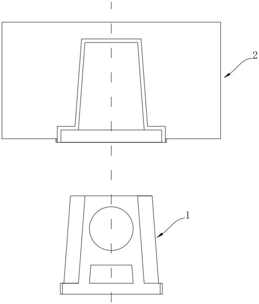 Hidden laminate support structure of metal cabinet