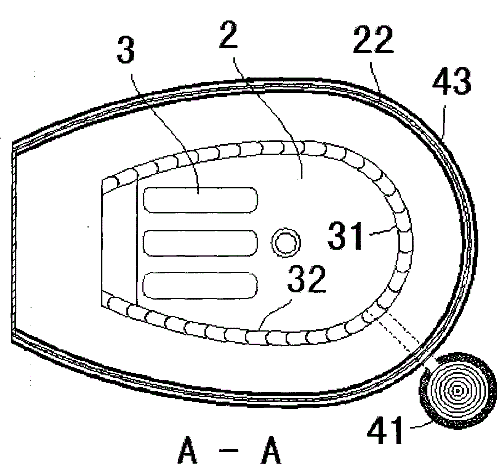 Bottom block of regenerative furnace