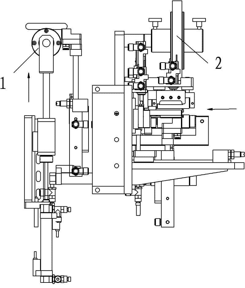 Fully automatic tape pasting mechanism