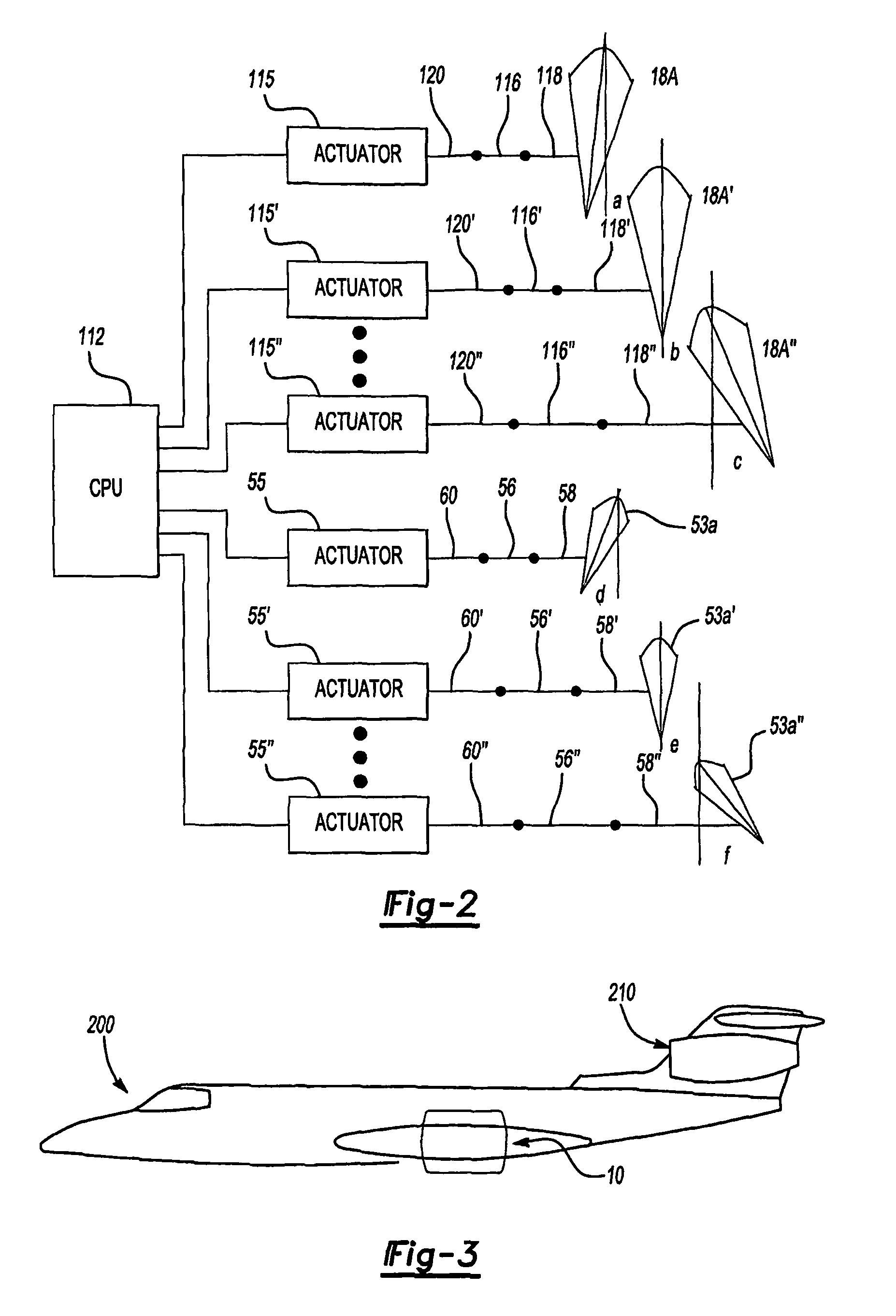 Plurality of individually controlled inlet guide vanes in a turbofan engine and corresponding controlling method