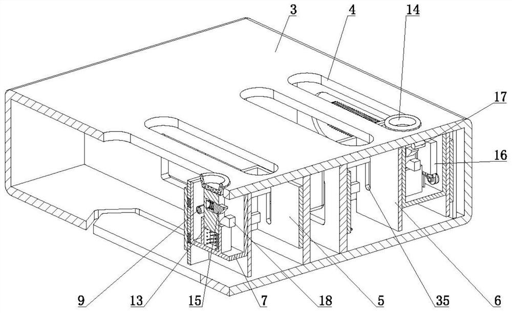 Back knocking device for postoperative nursing of thoracic surgery