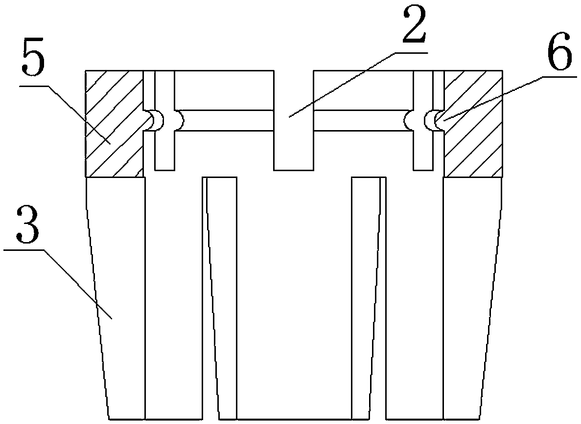 Quickly locked opening shrinking patterned sleeve of porous special-shaped mold core and application method thereof