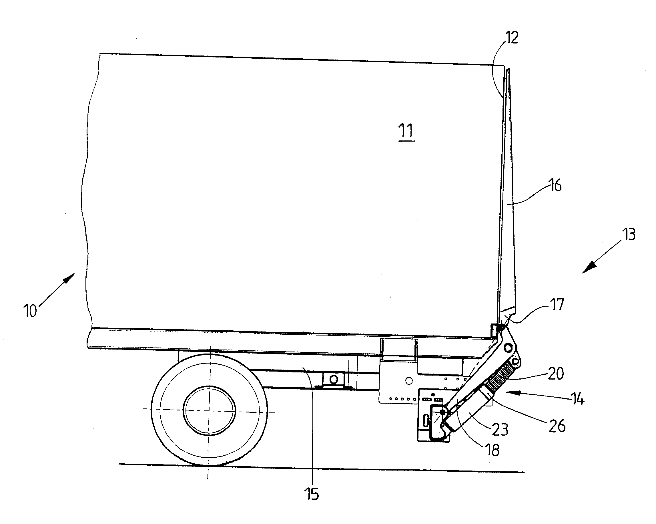 Lifting loading platform