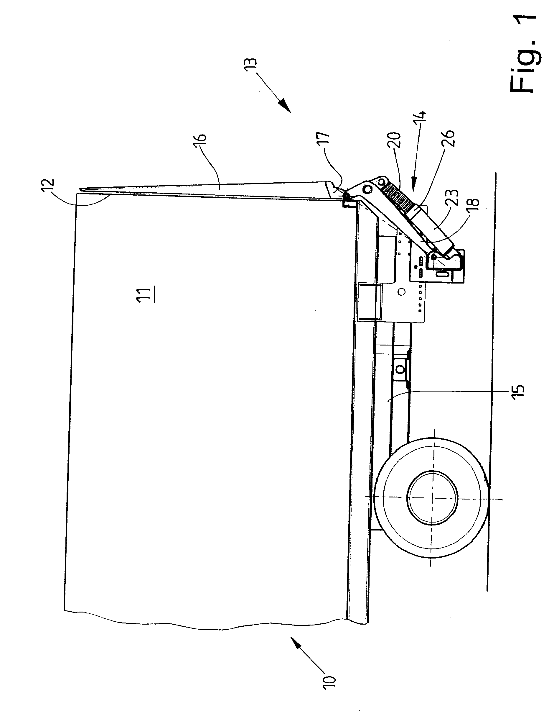 Lifting loading platform