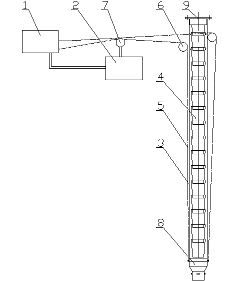 Ship position tracking system capable of being used for long-distance transporting and shipping equipment