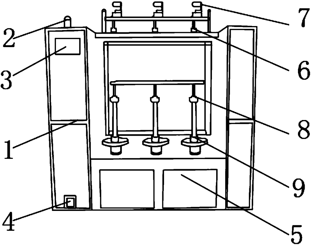 Twisting device for knitwear