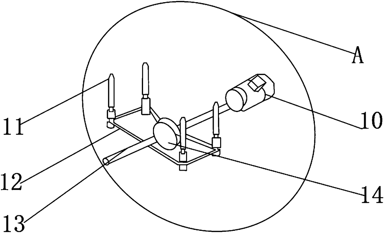 Twisting device for knitwear