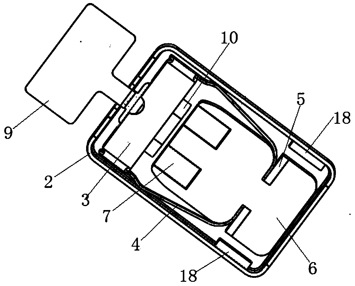 A linear vibrating motor