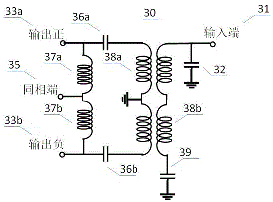 Passive three-balanced frequency converter