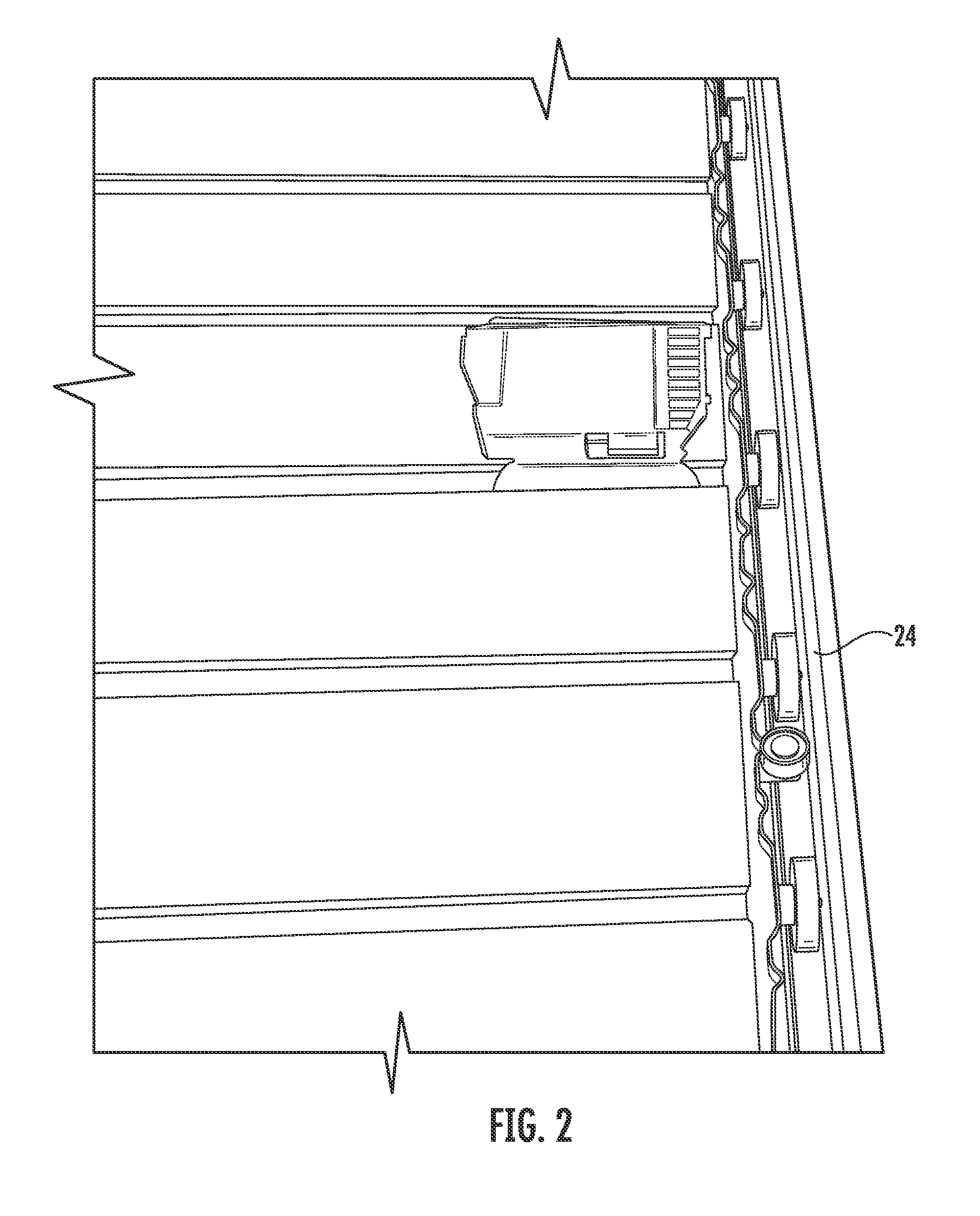 Reducing drag on the web of a positive displacement sorter