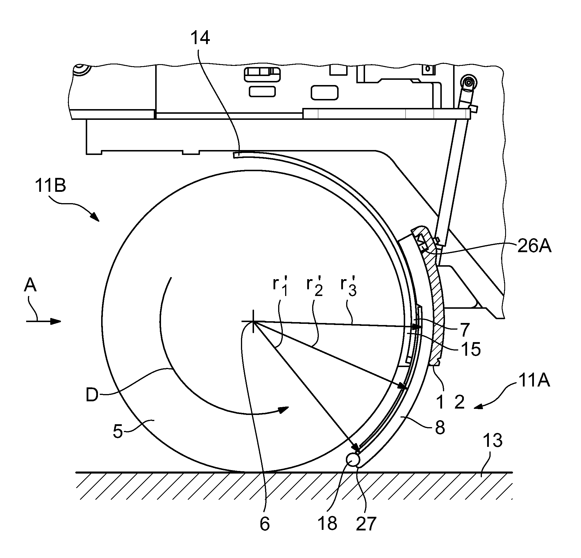 Road milling machine