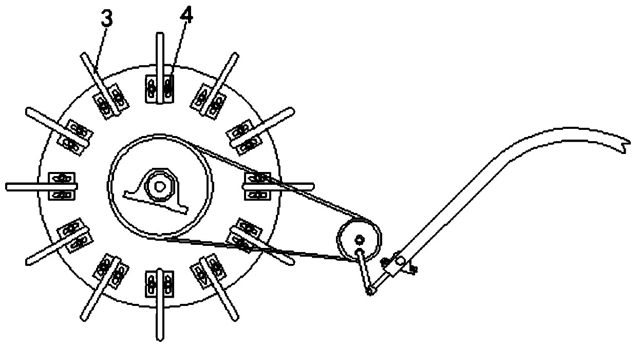 Walking transplanter with adjustable transplanting depth based on gear transmission principle