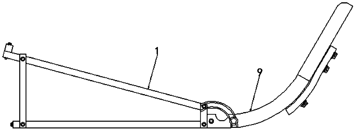 Walking transplanter with adjustable transplanting depth based on gear transmission principle