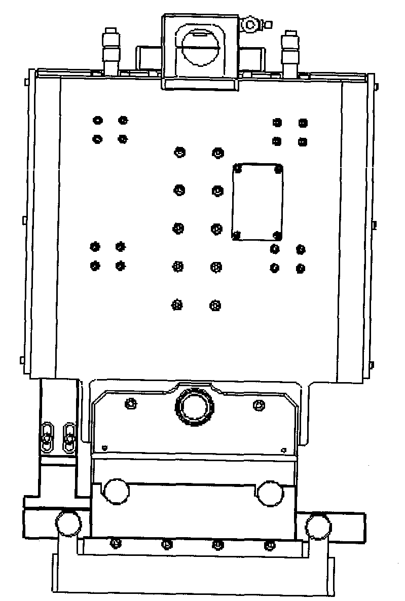 Printing pressure control device of battery plate printer