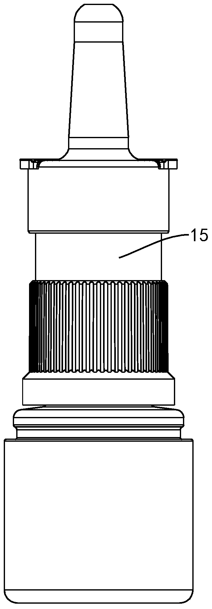 Assembly detection equipment for nasal cavity spray pump