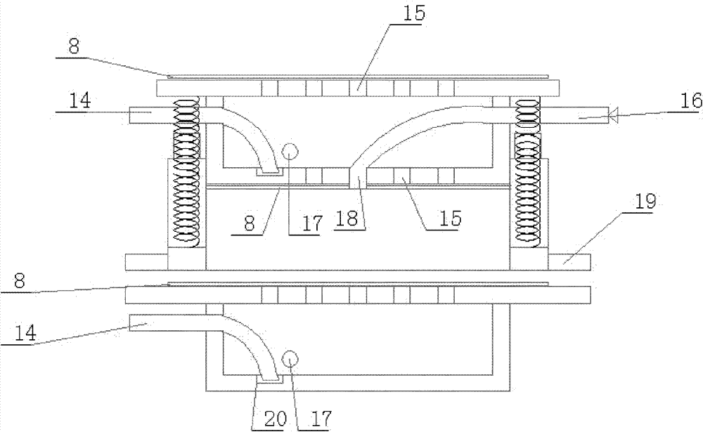 Automatic filter-pressing dehydration device and working method thereof