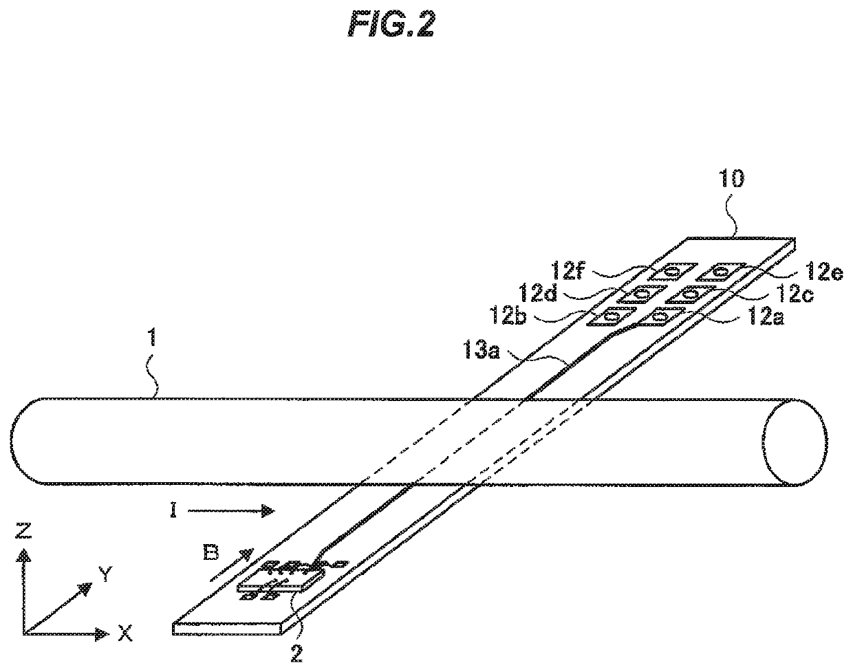 Electric current detection device and electric current detection method