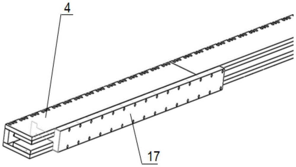 A device for detecting the performance of a rolling linear guide pair