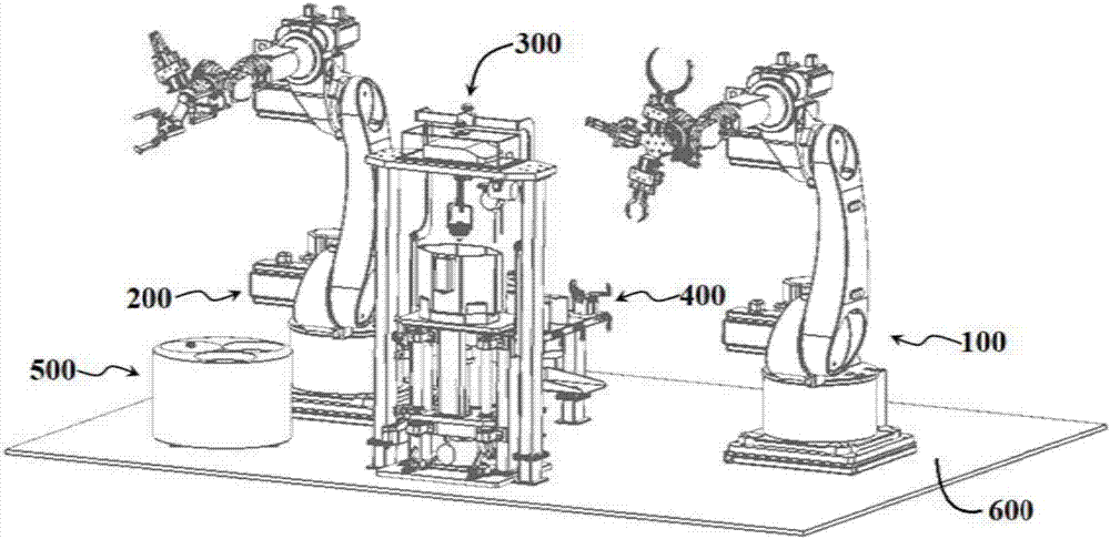 Density detecting robot system and detecting method thereof