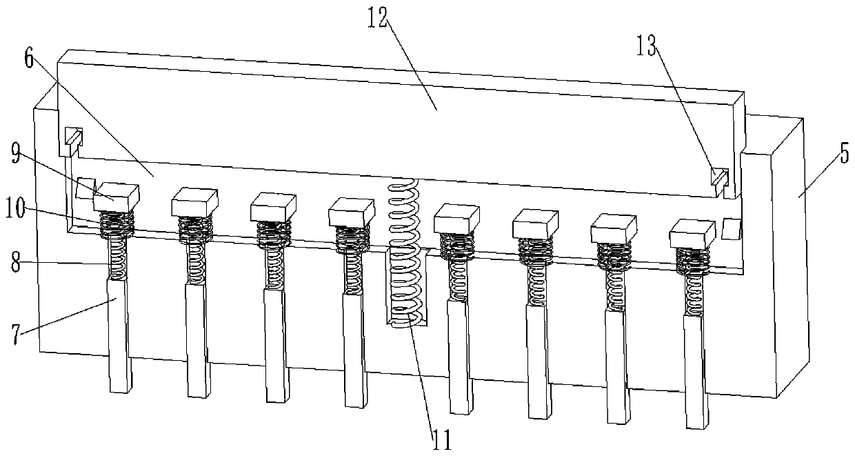 Vertical post-cast strip plugging measure
