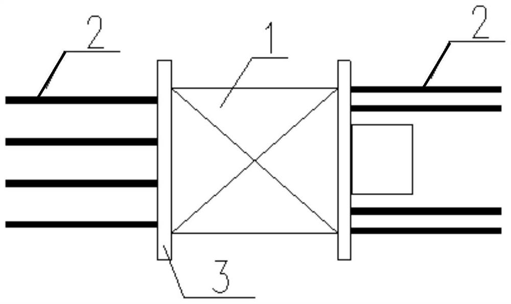 Buckling-restrained energy dissipation support