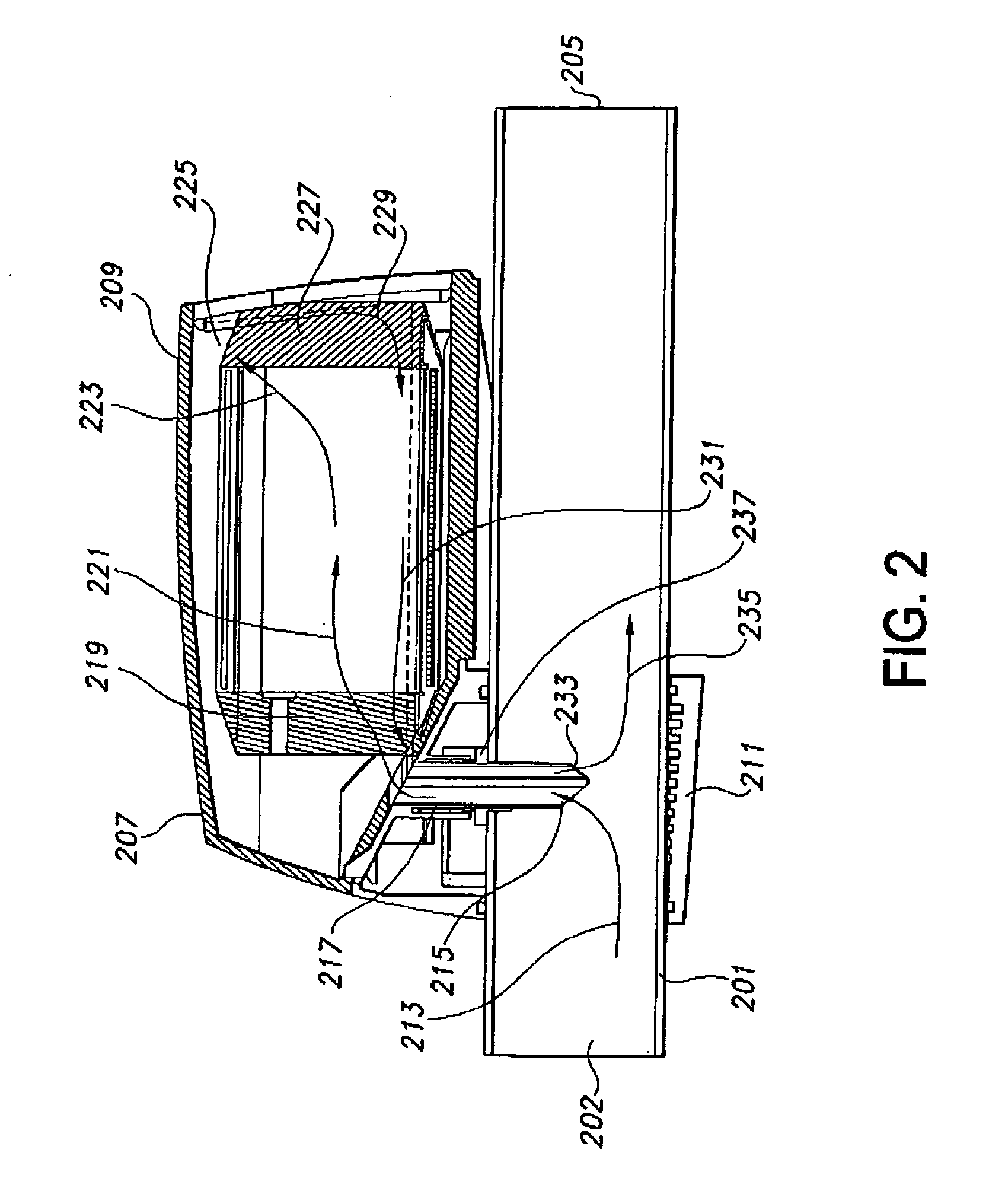 Vessel and method for water treatment