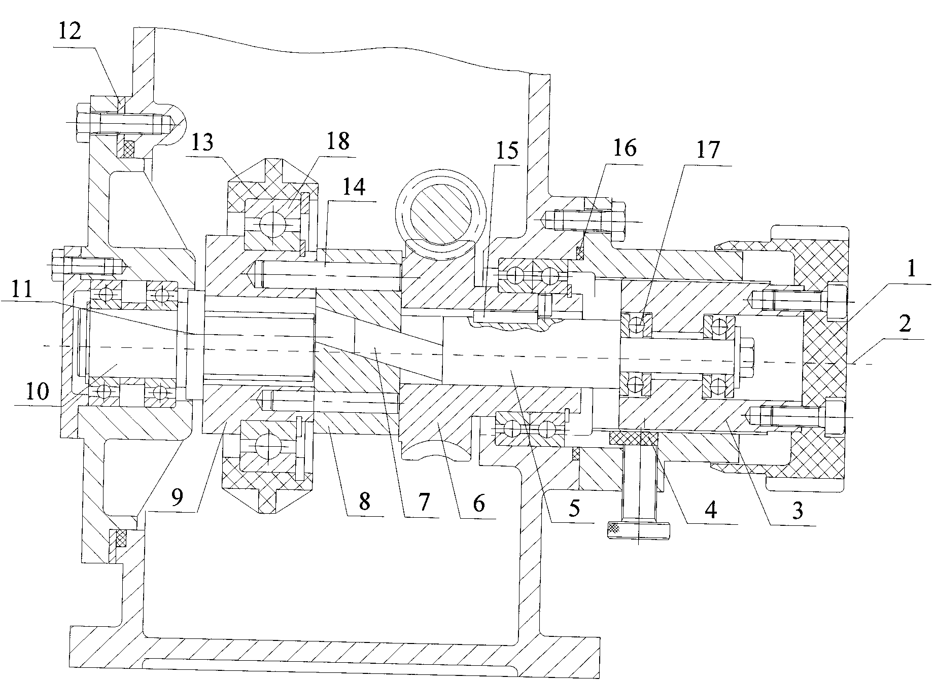 Stroke regulation mechanism for metering pump