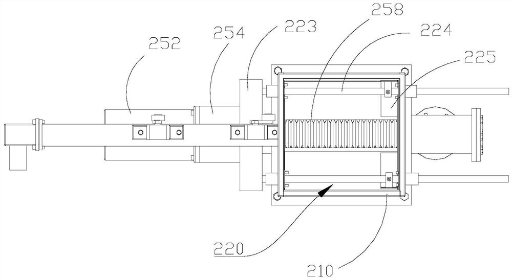 Lowering pill device, automatic lowering pill system and plaster refining equipment