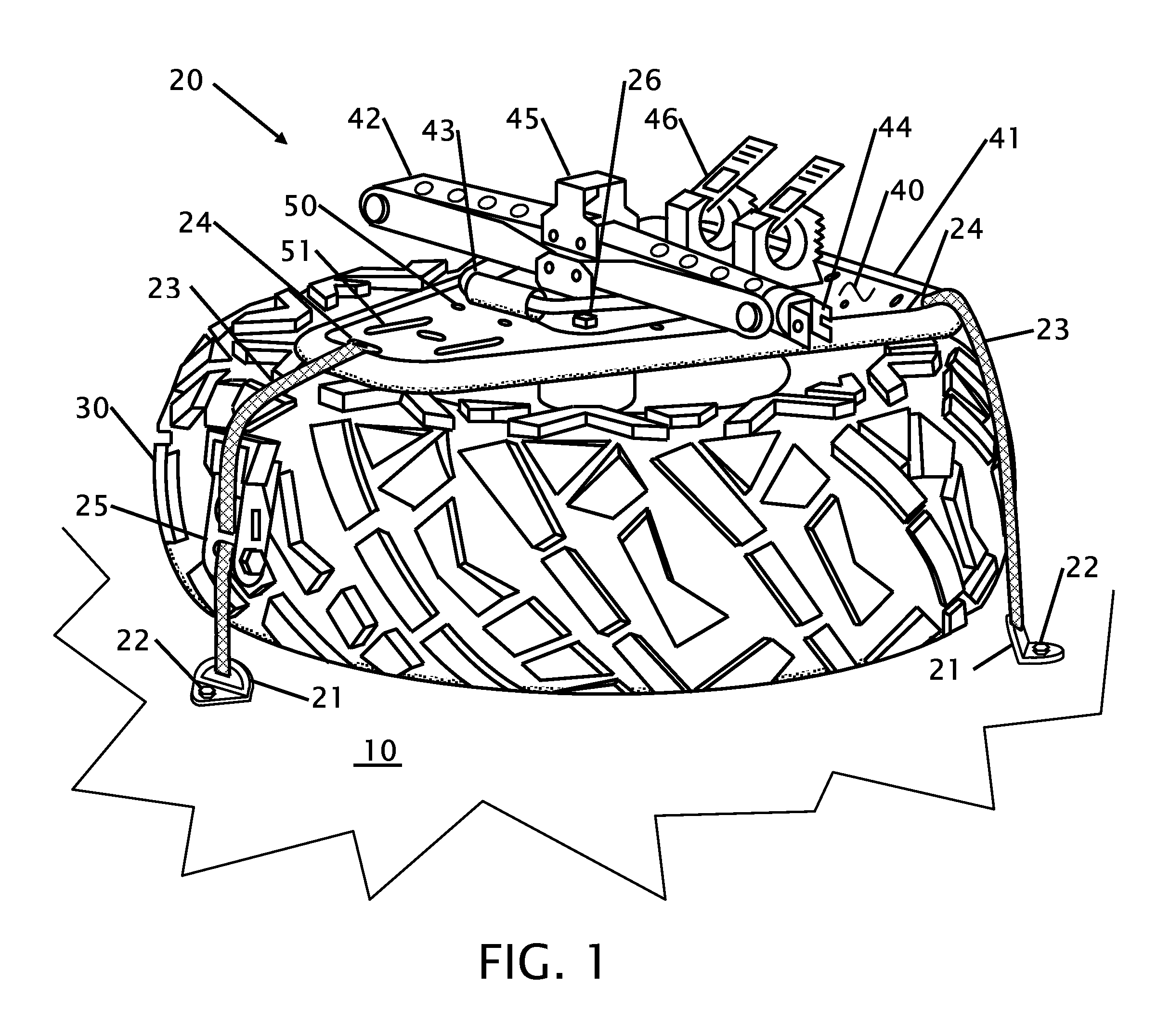 Universal spare tire and accessory mount