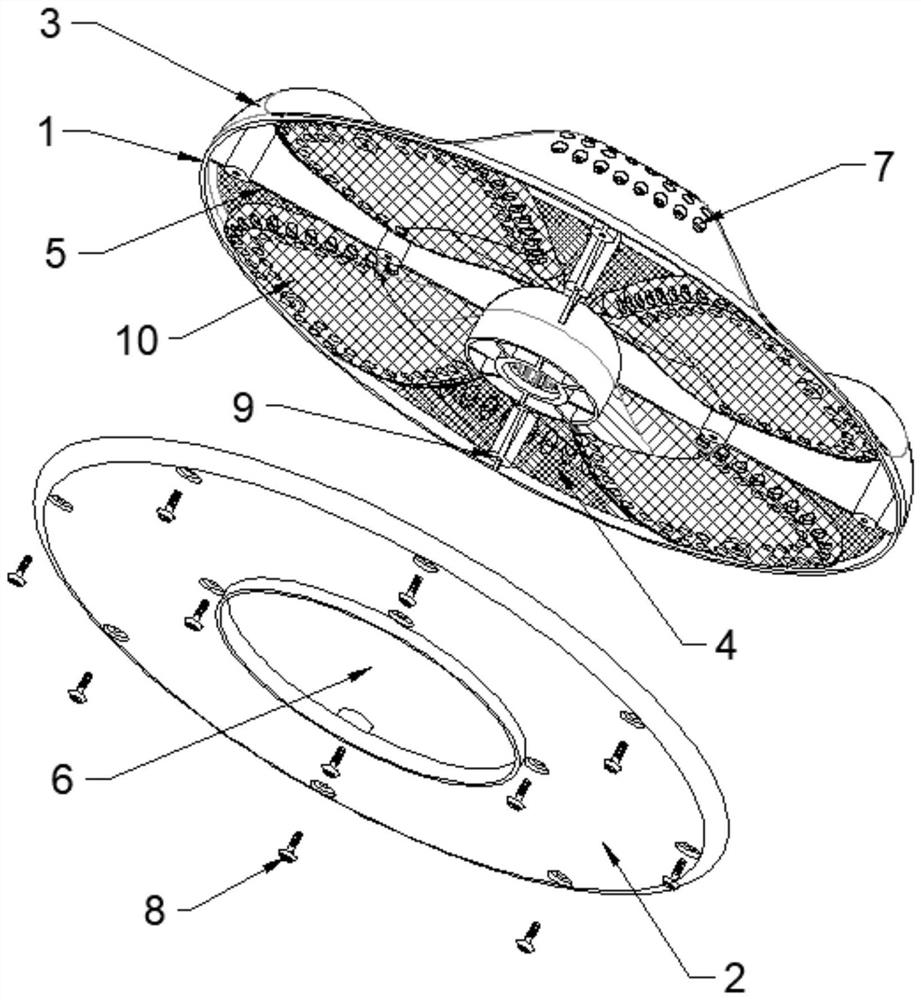 Impeller structure of washing machine