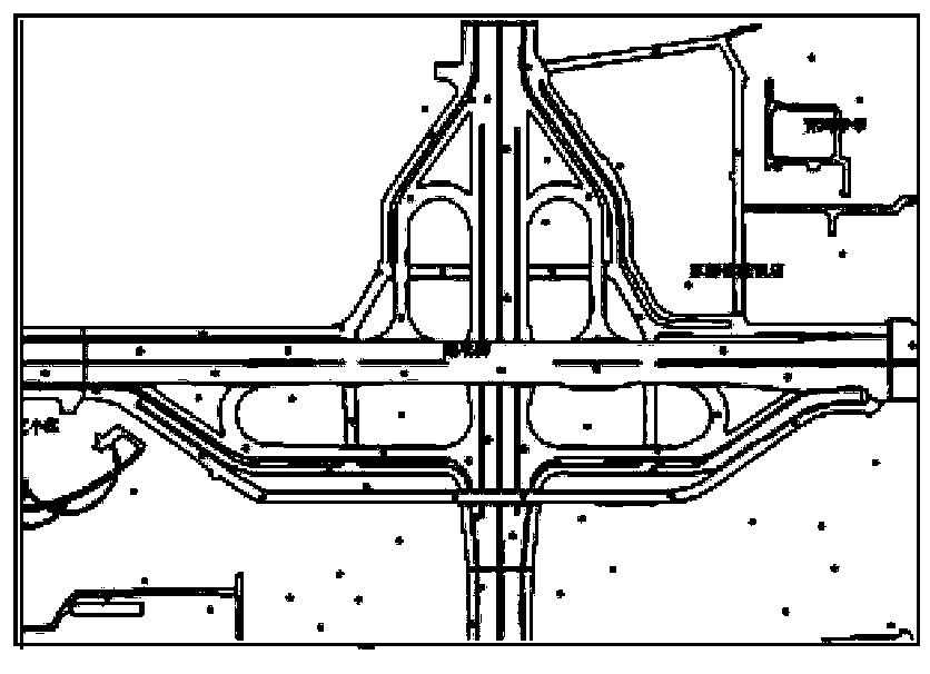 Method of constructing fine discrete road grid in urban drainage simulation system