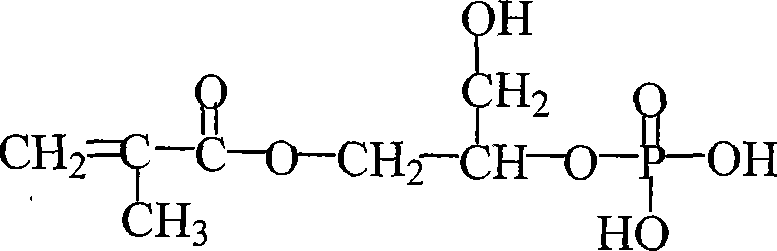 Reactive phosphoric acid esters emulsifying agents and method for preparing same