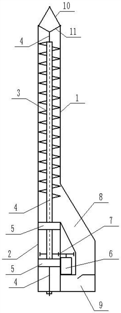 Rotary cutting device applied to internal resection of skin tumors