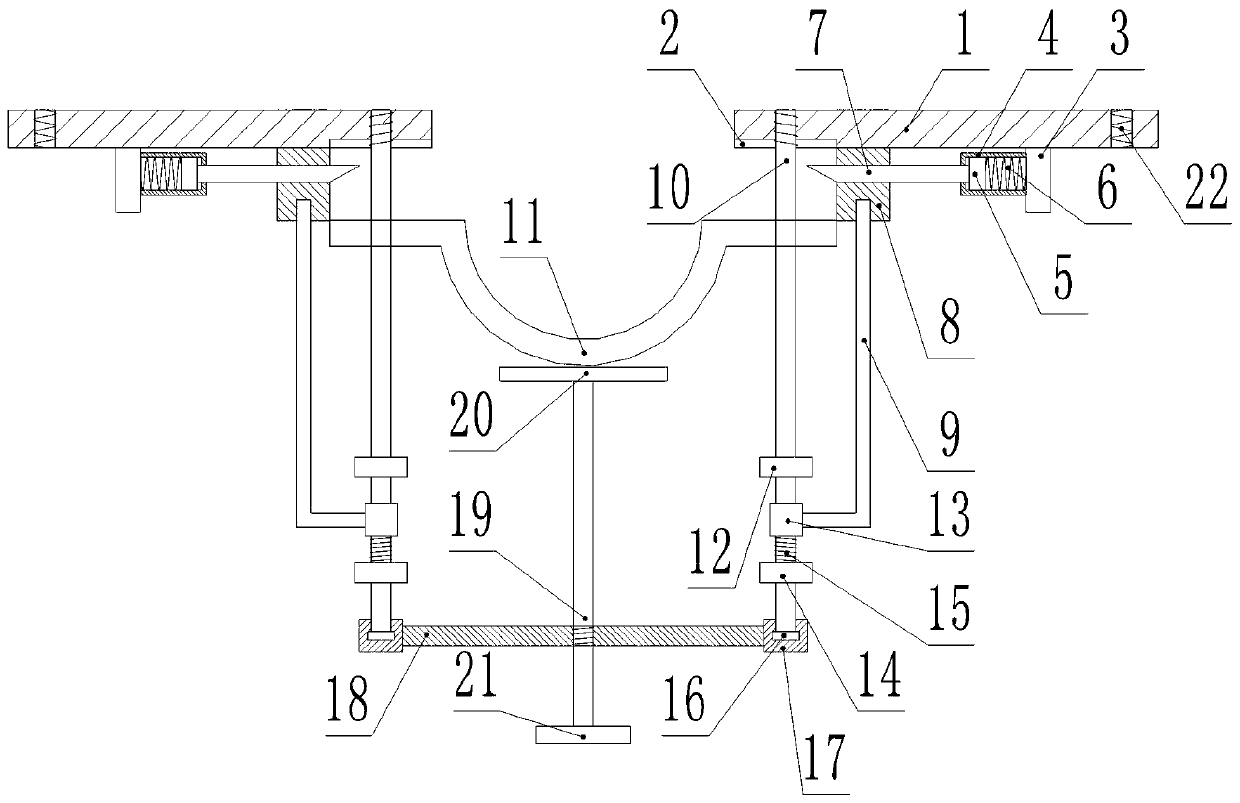 Fixing device for bridge pier drainage and operating method thereof