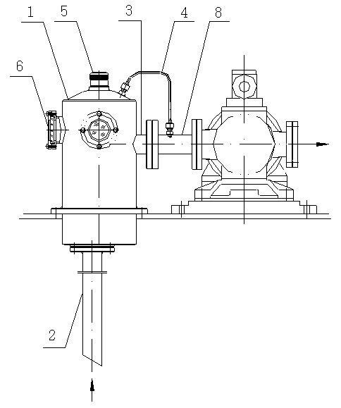 Special absorption-assisting device for thin-oil lubricating equipment