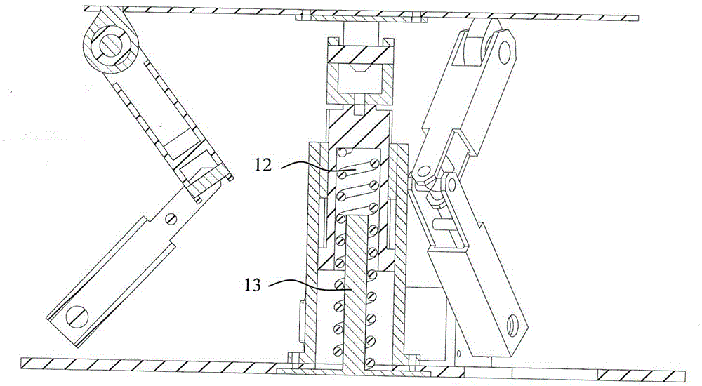 Folding static load balance adjusting parallel platform