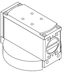 Adjusting and positioning device of circle center shaft of circular cup rabbet workpiece and using method of adjusting and positioning device