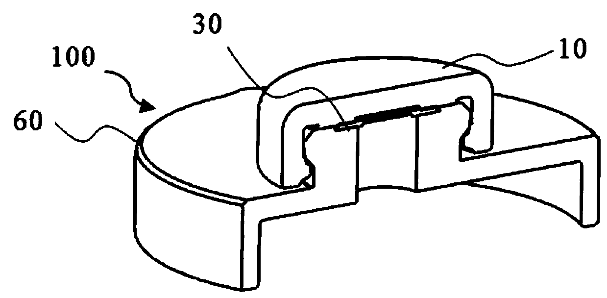 Airflow turning protection structure for gauge pressure sensor