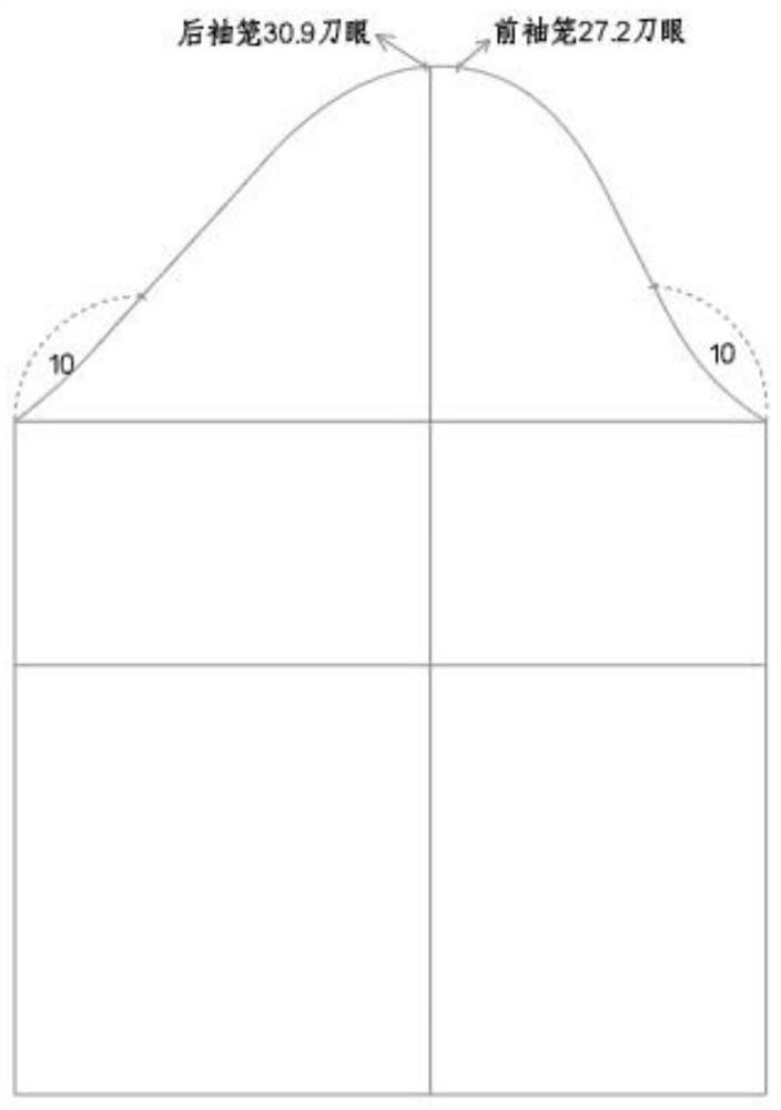 Pattern making method of garment with flexible and loose sleeves