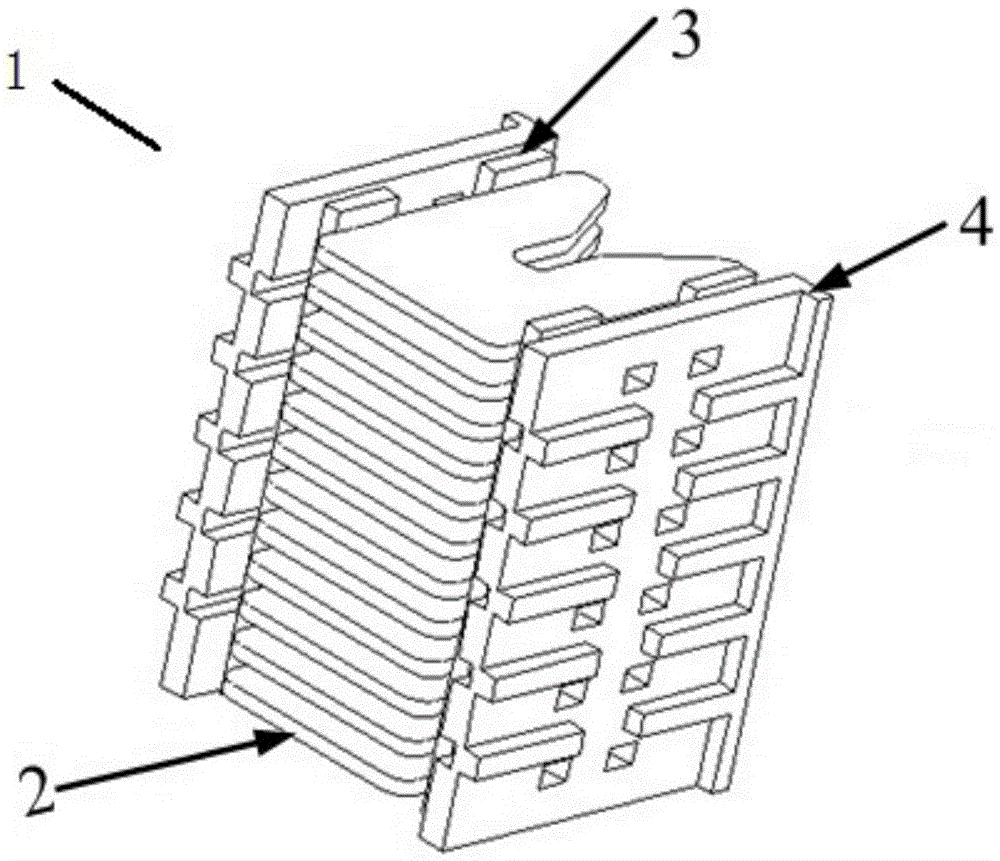 An arc extinguishing device for a circuit breaker