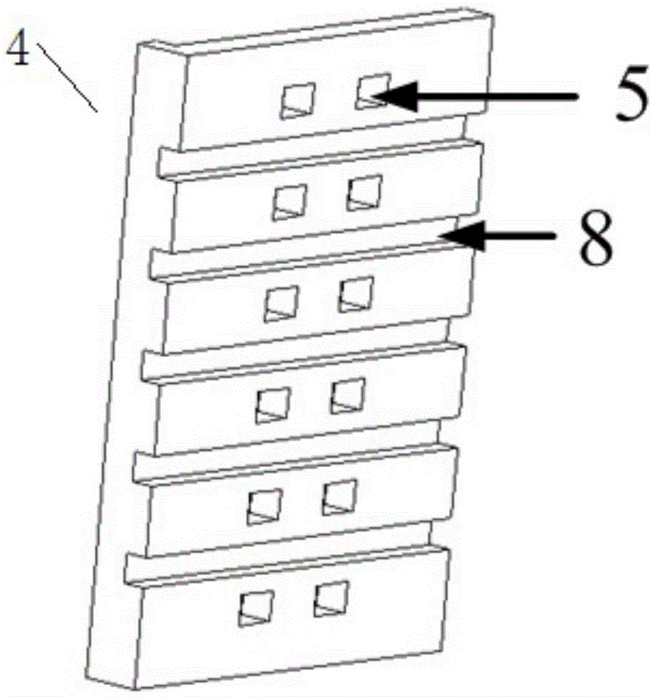 An arc extinguishing device for a circuit breaker