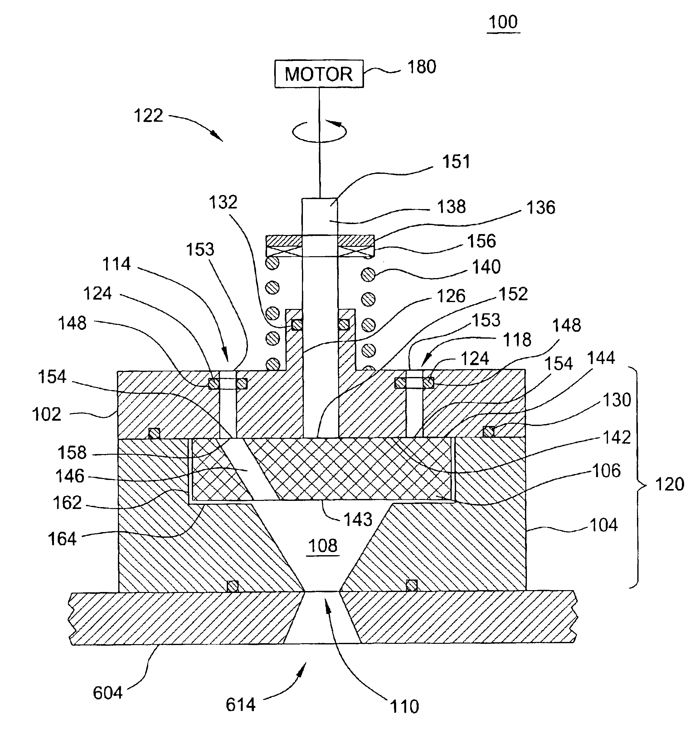 Rotary gas valve for pulsing a gas
